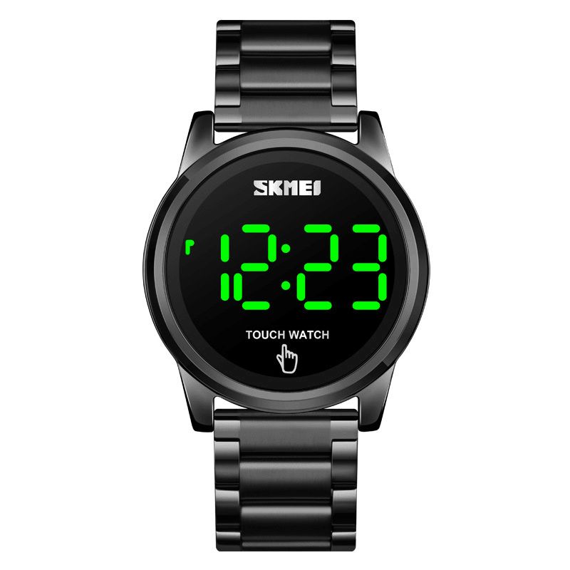 Skmei 1684 Sports Casual Led Display Lysende Touch Screen 3Atm Vandtæt Herre Digital Watch