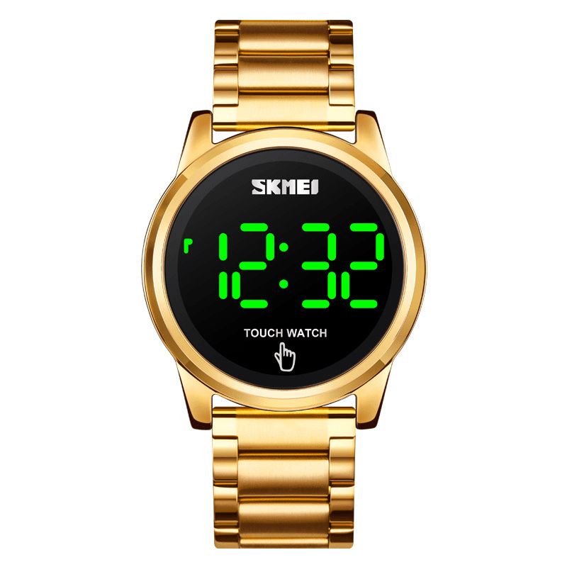 Skmei 1684 Sports Casual Led Display Lysende Touch Screen 3Atm Vandtæt Herre Digital Watch