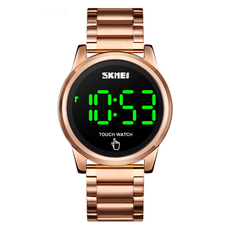 Skmei 1684 Sports Casual Led Display Lysende Touch Screen 3Atm Vandtæt Herre Digital Watch