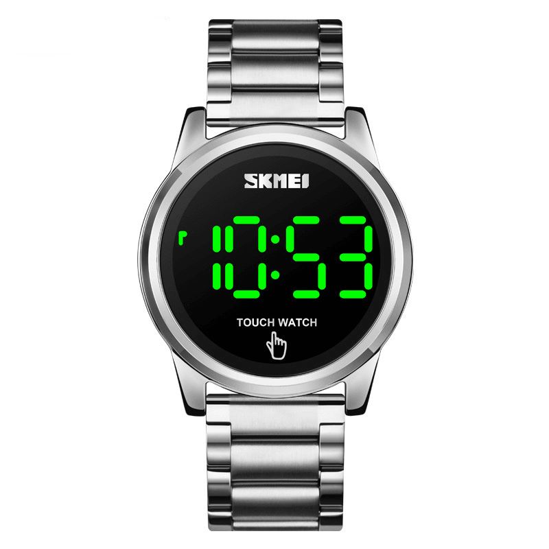 Skmei 1684 Sports Casual Led Display Lysende Touch Screen 3Atm Vandtæt Herre Digital Watch