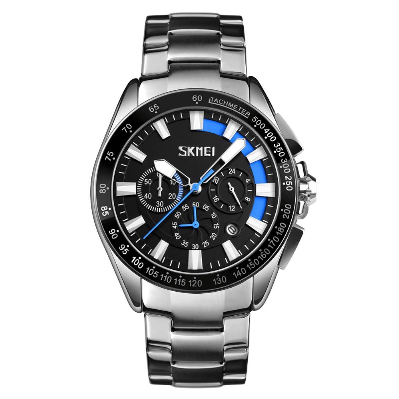 Skmei 9167 Multi-Function Mode Herreur Stopur Dato Display Sport Quartz ur