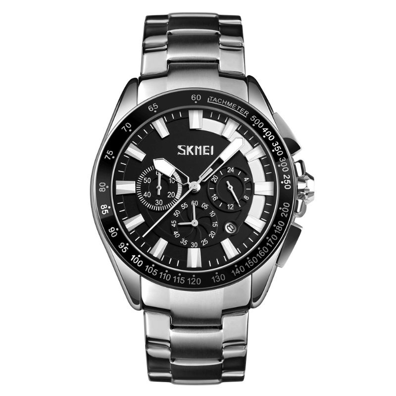 Skmei 9167 Multi-Function Mode Herreur Stopur Dato Display Sport Quartz ur