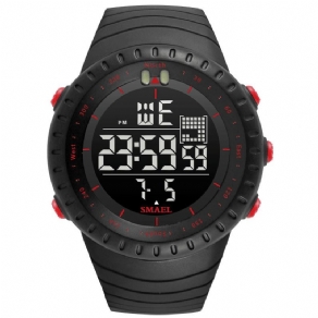 Smael Outdoor Led Display Digital Watch Multifunktion Silikone Band Sports Herreur