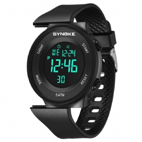 Synoke 9199 Mode Student Watch 5Atm Vandtæt Lysende Skærm Multi-Funktion Sport Digital Watch