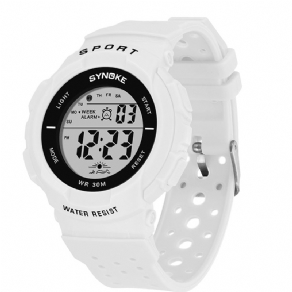 Synoke 9617 Mode Watch 3Atm Vandtæt El Light Multiple Function Colorful Led Sport Digital Watch