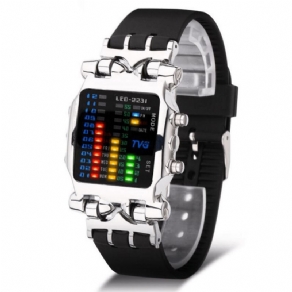 Tvg 2231 Binært Led-Display Creative Watch Moderigtige Elektroniske Digitale Ure