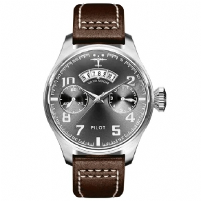 Va Va Voom Va-2092 Dato Display Dekorativ Urskive Herrearmbåndsur Casual Style Quartz Ur