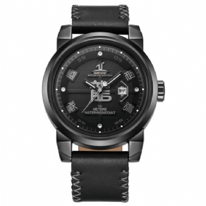 Weide Uv1509B-1C Mode Herre Quartz ur Creative Dragon Chinese Font Sport Watch