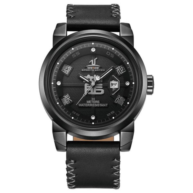 Weide Uv1509B-1C Mode Herre Quartz ur Creative Dragon Chinese Font Sport Watch