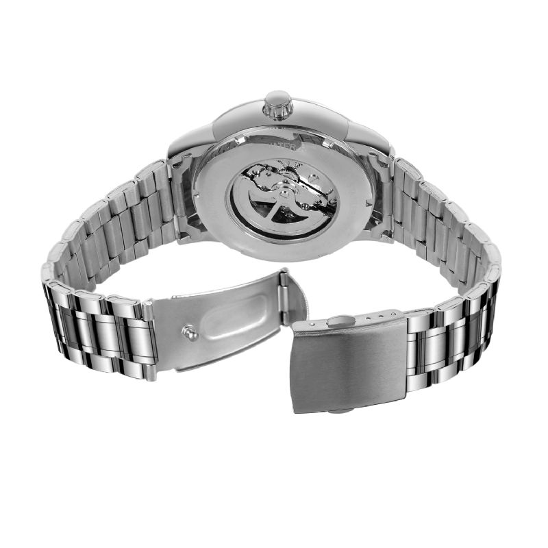 Wrg8190 Vandtæt Moden Design Herre Armbåndsur Business Style Automatisk Mekanisk Ur