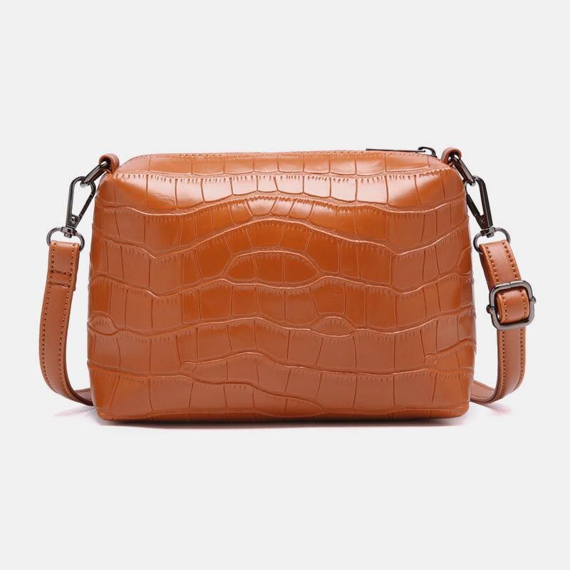 4 Stk Vintage Croc-Præget Tegnebog Med Stor Kapacitet Clutch-Taske Håndtaske Skuldertaske Crossbody-Taske