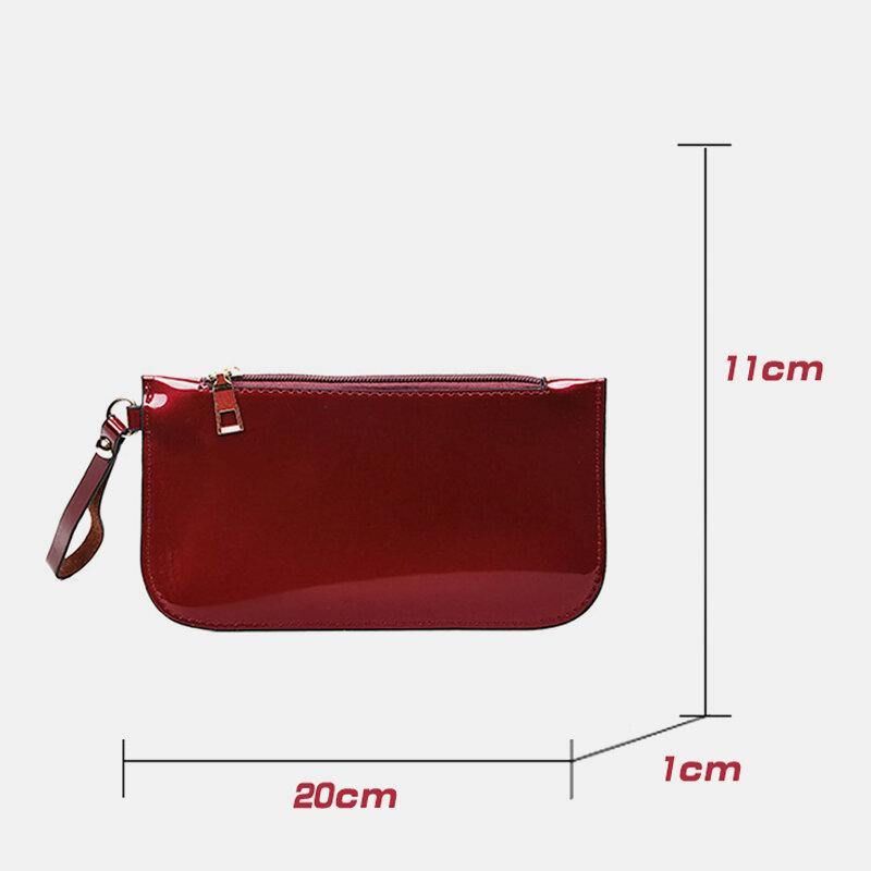 Kvinder 3 Stk Pu Læder Multi-Piece Læder Ensfarvet Dametasker Håndtaske Clutch Taske Crossbody Taske