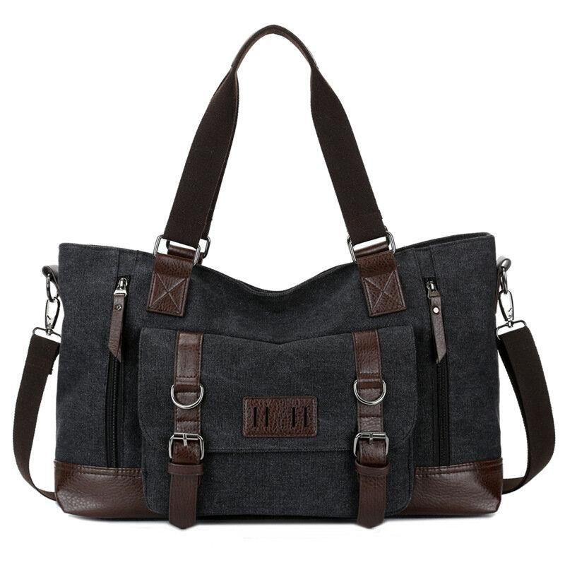 Mænd Canvas Casual Sling Bag Håndtaske Rejsetaske