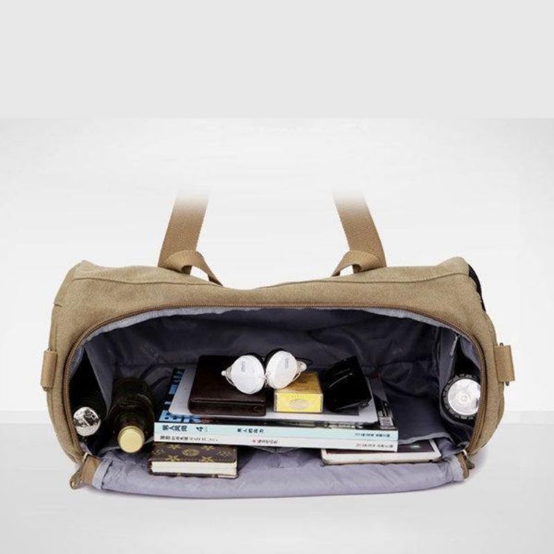 Mænd Travel Duffle Bag Business Holdall Taske Outdoor Canvas Travel Bag